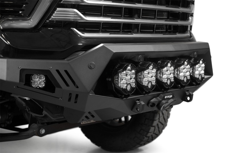 Chevrolet Silverado 3500 Front Bumper - Addictive Desert Designs - Bomber HD - Hammer Black - `24-`27